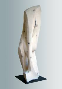 DONNA INGINOCCHIATA<br> <br>21th EX TEMPORE DI SCULTURA SU LEGNO<br>in Belluno/ Italien